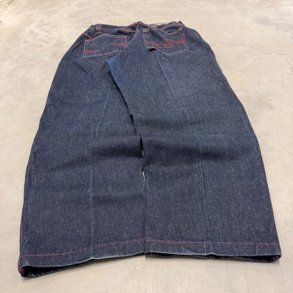 2000s y2k baggy FUBU double knees carpenter jeans